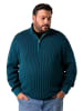 Men Plus Pullover in lagunen grün
