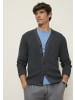 Man's World Strickjacke in anthrazit melange