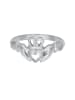 Elli Ring 925 Sterling Silber Claddagh, Herz, Krone in Silber