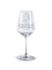 Mr. & Mrs. Panda Rotwein Glas Einhorn Gärtner mit Spruch in Transparent
