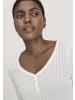 Hessnatur Pointelle Henley Schlafshirt in naturweiss