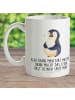 Mr. & Mrs. Panda Kinderbecher Pinguin Diät mit Spruch in Weiß