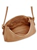 Seidenfelt Nelma Schultertasche 38 cm in toffee