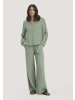 Hessnatur Hessnatur Gewebe Hose Wide Leg aus reiner Bio-Baumwolle in mattgrün