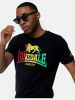 Lonsdale T-Shirt "Freedom T-Shirt Normale Passform" in Schwarz