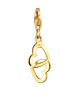 Elli Charm 925 Sterling Silber Herz in Gold