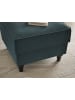 Furn.Design Sessel-Set blaugrün Landhaus, Loungesessel inklusive Hocker