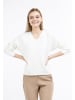 DreiMaster Klassik Strick Pullover in Wollweiss