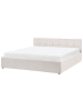 Beliani Doppelbett LAURESSES in Beige - (W) 188 x (H) 76 x (L) 214 cm