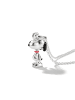 Thomas Sabo Kette Snoopy Anhänger Peanuts in silber, bunt