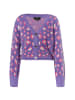 faina Strickjacke in Lila Mehrfarbig
