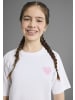 H.I.S. T-Shirt in weiß + rosa