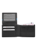 Roncato Trial DLX Geldbörse RFID Schutz Leder 9.5 cm nero