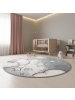 KADIMA DESIGN Kinderteppich Waschbar Bär TASNA Strapazierfähig OEKO-TEX Kinderzimmer in Pink