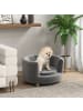 Pawhut Hundesofa Grau 65B x 64T x 37H cm