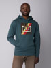 wat? Apparel Sweatshirt Kassette in Petrol