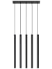 Licht-Erlebnisse Pendelleuchte EEK E (B)2.5 x (L)45 x (T)100 cm in Schwarz