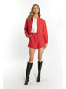 faina Boucé Jacke Mit Strass-Steinen in Rot