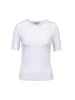 Herrlicher ELANUR JERSEY RIB 2X2 in White