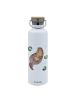 Mr. & Mrs. Panda Große Trinkflasche Otter Seerose ohne Spruch in Weiß