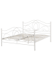 Beliani Doppelbett LYRA in Weiß - (W) 147 x (H) 103 x (L) 211 cm