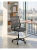 Beliani Bürostuhl EASE in Grau/Schwarz - (W) 54 x (H) 94 x (L) 54 cm