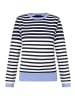 Betty Barclay Feinstrickpullover mit Rundhalsausschnitt in Patch Dark Blue/Blue