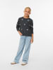Vero Moda Girl Strickpullover in Dark Grey Melange
