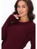 faina Women Sweater in burgundy
