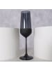 Boltze Sektglas Moluna in schwarz