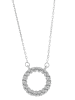 Adeliás Damen Halskette mit Anhänger – aus 925 Silber in silber