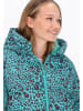 myMo Women Coat in turquoise multicolor