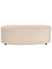 Beliani Ottomane AMAL in Beige - (W) 120 x (H) 41 x (L) 54 cm