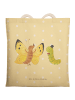 Mr. & Mrs. Panda Shopper Raupe Schmetterling ohne Spruch in Gelb Pastell