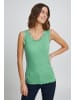 Fransa Jersey-Top ärmellos FRHIZAMOND Tight fit in Malachite Green