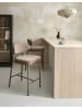 Beliani 2er-Set Barhocker UNITY in Beige