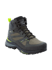 Jack Wolfskin SHOES "Force Striker Texapore Mid" in lime/dark green
