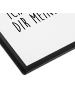 Mr. & Mrs. Panda Schreibtischunterlage Pinguine trösten mit Spruch in Weiß