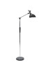 Beliani Stehleuchte ANDROMEDA in Silber/Schwarz - (W) 52 x (H) 169 x (L) 26 cm