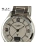Regent Armbanduhr-Analog-Digital silber groß (ca. 42mm) Regent Metallarmband