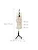 relaxdays Schneiderpuppe "London" in Creme/ Schwarz