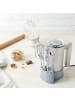 Petra Handmixer 300 W, 5 Geschwindigkeiten in Silbern, (B) 10 x (H) 18 x (L) 12,5 cm