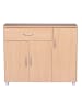 FineBuy Sideboard in Braun / Spanplatte / 90x30x75