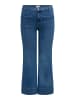 ONLY Carmakoma Flared fit jeans in Medium Blue Denim