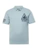 Men Plus Poloshirt in eisblau