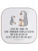 Mr. & Mrs. Panda Untersetzer Pinguin Opa Enkel mit Spruch in Weiß