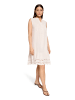 CARTOON Casual-Kleid mit Stickerei in cream
