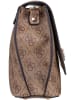 Guess Bodybag Meridian II Flap CB Logo in Latte Logo