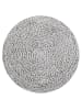 Happy Decor Kids Kissen "Round Star" in Grau/Weiß - 30x30  cm