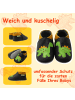 Sayoyo Baby Krabbelschuhe aus Leder, weiche Lauflernschuhe mit rutschfester Sohle 